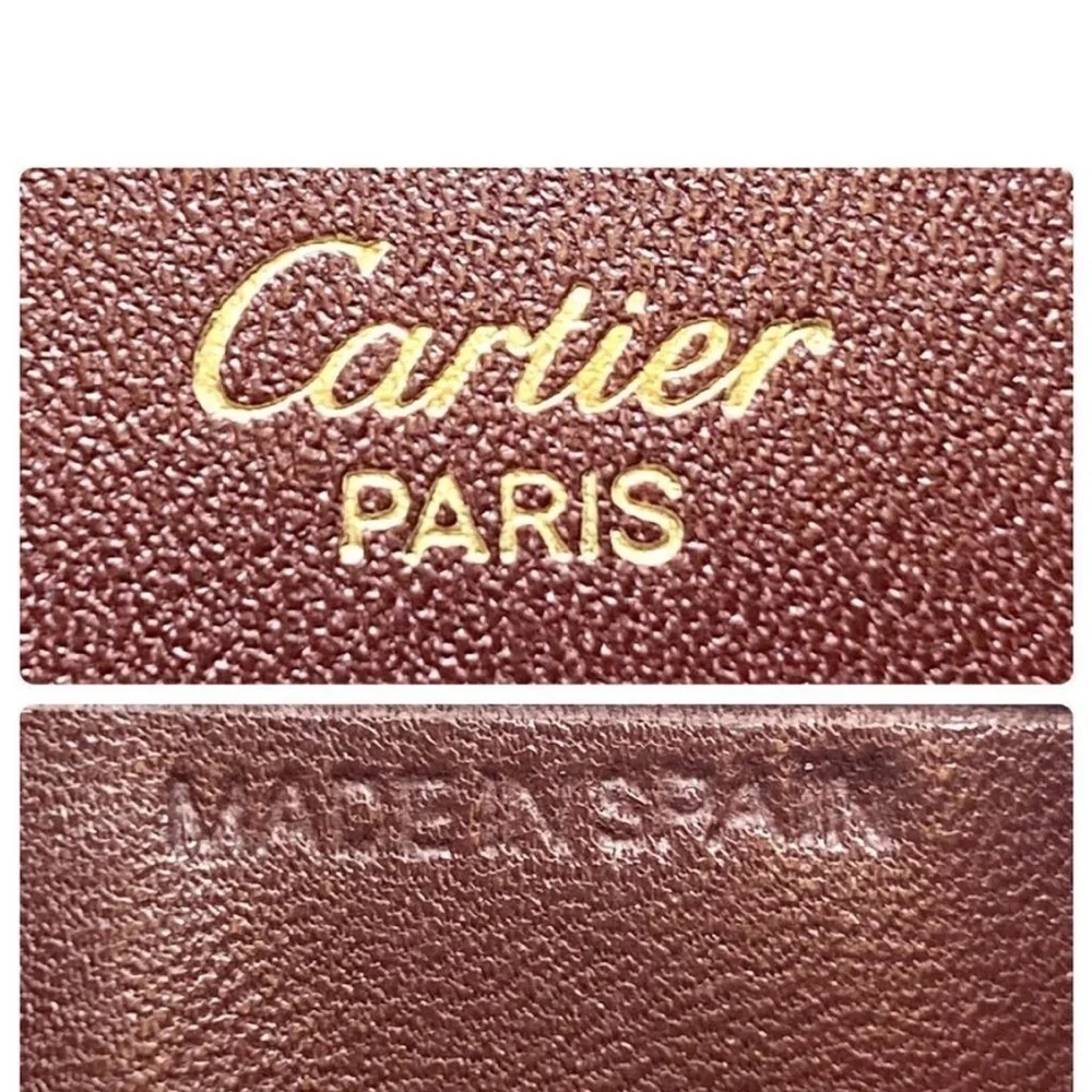 Cartier Must Line Mast De Square Coin Pouch w/ purchase card